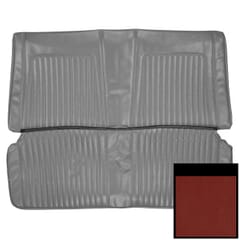 (1967) Seat Cover Standard-Rear-Fold Down-Red
