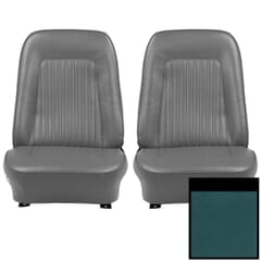 (1968) Seat Cover Standard-Buckets-Blue