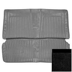 (1968) Seat Cover Standard-Rear-Fold Down-Black