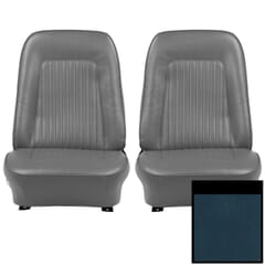 (1969) Seat Cover Standard-Buckets-Dark Blue