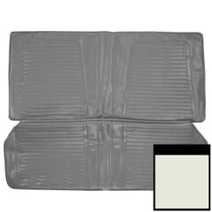 (1969) Seat Cover Standard-Rear-Coupe-White