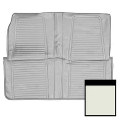 (1969) Seat Cover Standard-Rear-Fold Down-White