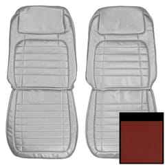(1968) Seat Cover Deluxe-Buckets-Red