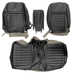 (1968) Seat Cover Deluxe-Bench w/Armrest-Black