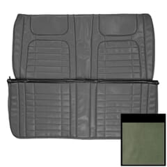 (1968) Seat Cover Deluxe-Rear-Convertible-Aqua
