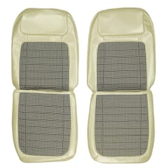 (1968) Seat Cover Deluxe Houndstooth-Buckets-Pearl