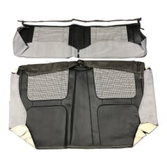 (1968) Seat Cover Deluxe Houndstooth-Rear-Coupe-Black