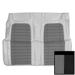 (1968) Seat Cover Deluxe Houndstooth-Rear-Fold Down-Black