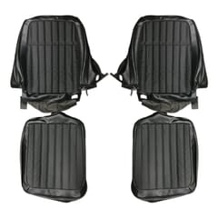 (1969) Seat Cover Deluxe-Buckets-Black