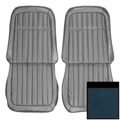 (1969) Seat Cover Deluxe-Buckets-Dark Blue