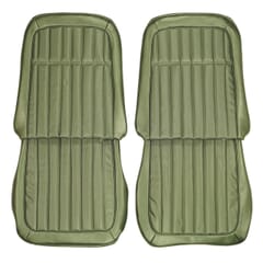 (1969) Seat Cover Deluxe-Buckets-Dark Metallic Green