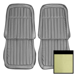 (1969) Seat Cover Deluxe-Buckets-Light Green