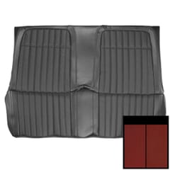 (1969) Seat Cover Deluxe-Rear-Coupe-Red