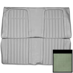 (1969) Seat Cover Deluxe-Rear-Fold Down-Dark Metallic Green