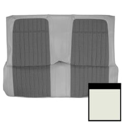 (1969) Seat Cover Deluxe Houndstooth-Rear-Coupe-White