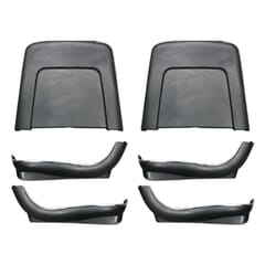 (1968) Bucket Seat Panel Kit-Black-6 Piece Set