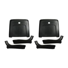 (1969-72) Bucket Seat Panel Kit-Black-6 Piece Set