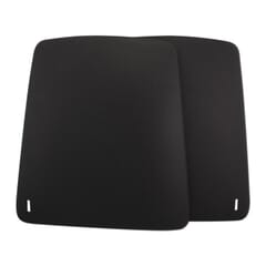 (1967-70) Bucket Seat Back Panels-Black-pr
