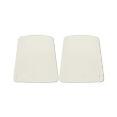 (1967-70) Bucket Seat Back Panels-White-pr