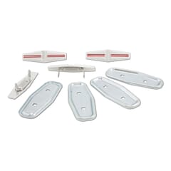 (1968) Deluxe Seat Back Emblem and Retainer-Set