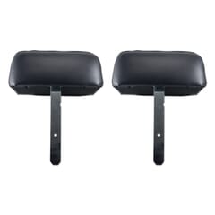 (1969) Headrest Assemblies-Straight Arm-Black-pr