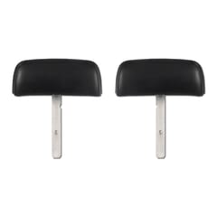 (1969) Headrest Assemblies-Curved Arm-Black-pr