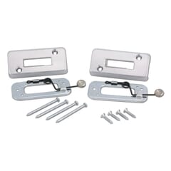 (1969) Headrest Escutcheon and Lock Bracket-Chrome-pr