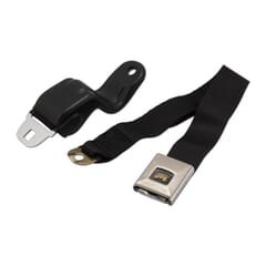 (1967) Seat Belt-Dlx-Front-Black-each