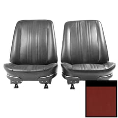 (1969) Seat Cover-Buckets-Red
