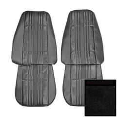 (1972) Seat Cover-Buckets-Black