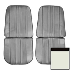 (1970) Seat Cover-Buckets-White