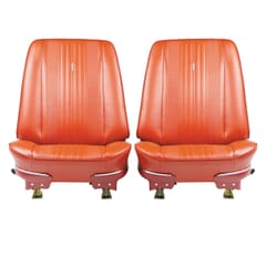 (1970) Seat Cover-Buckets-Red