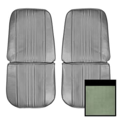 (1970) Seat Cover-Buckets-Dk. Metallic Green