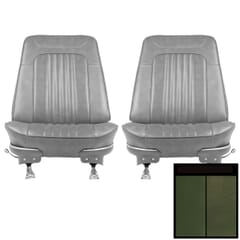 (1971-72) Seat Cover-Buckets-Dk. Green
