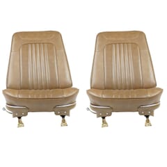 (1972) Seat Cover-Buckets-Dk. Saddle