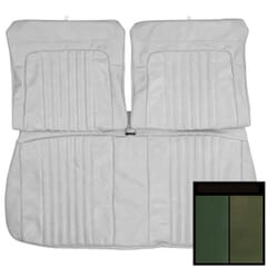 (1972) Seat Cover-Bench-Dk. Green