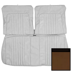 (1972) Seat Cover-Bench-Dk. Saddle
