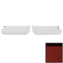 (1968-69) Visors-Basketweave-Dark Red-2 dr.-Pr.