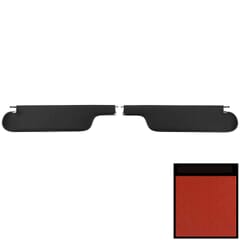 (1970) Visors-Perforated-Bright Red-Hdtp.-Pr.