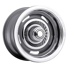Reproduction Rally Wheel - Silver - 15x8, 5 x 5 - each