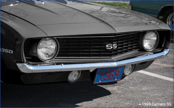 1969 Camaro SS, Deluxe Interior, 12 Volt Posi 1969 Camaro Exterior Parts